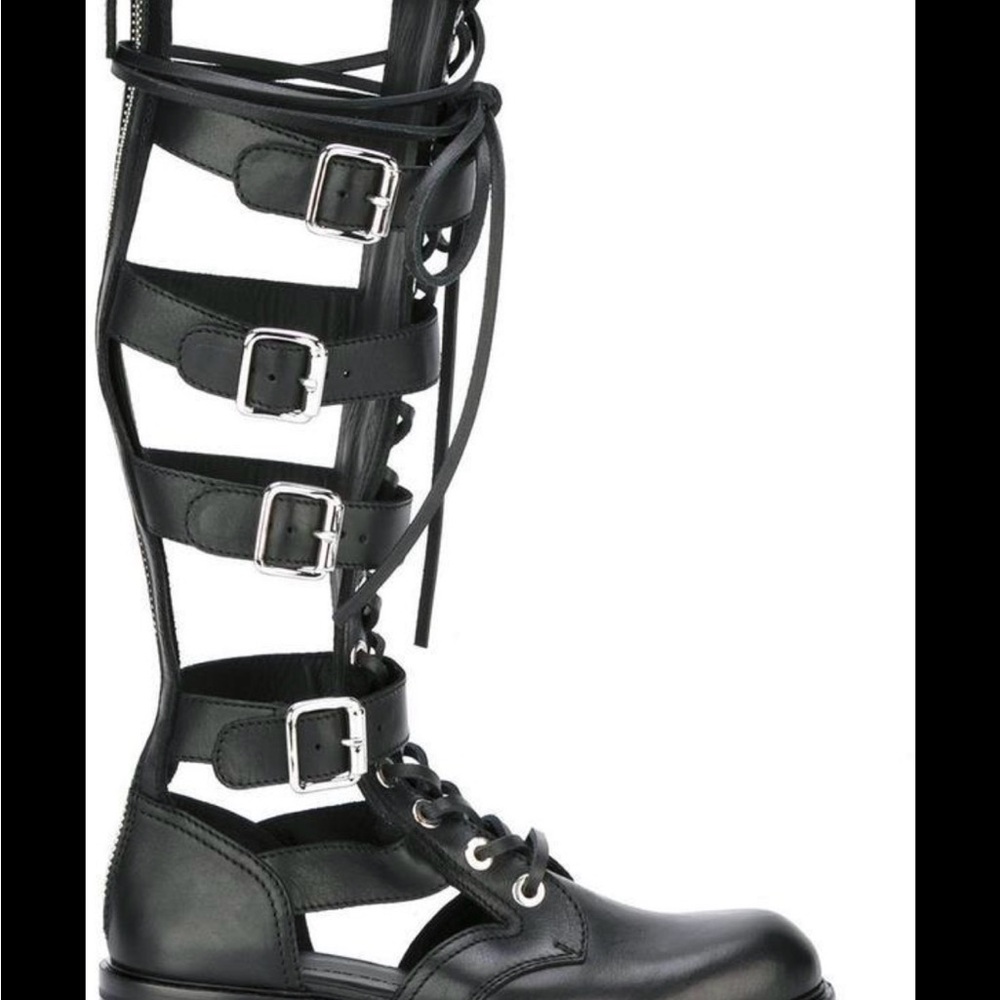 Diesel Black Gold Women's Black Gladiator Boots